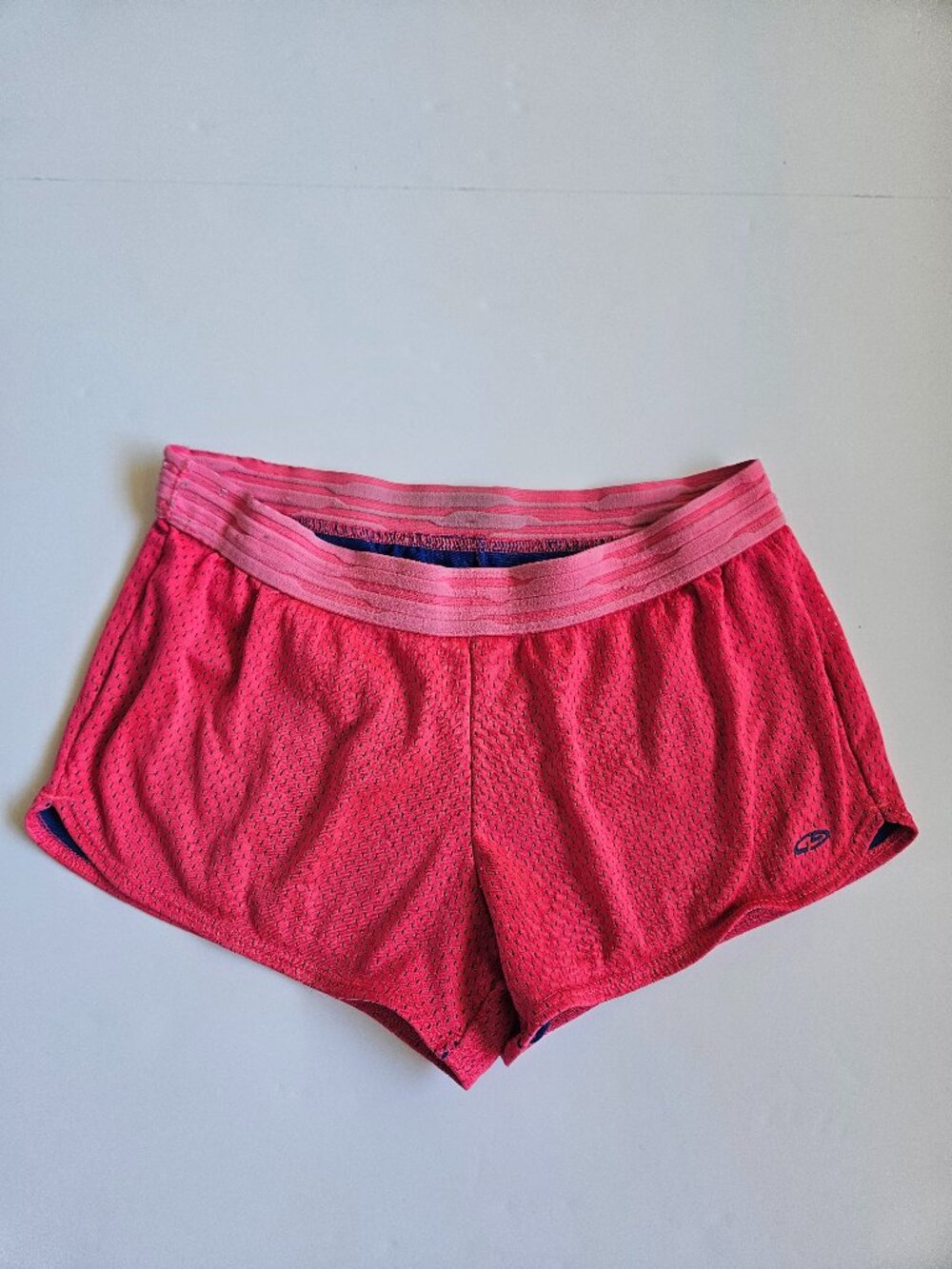 C9 Champion Women's Neon Pink Athletic Mesh Super Short Shorts 9in inseam